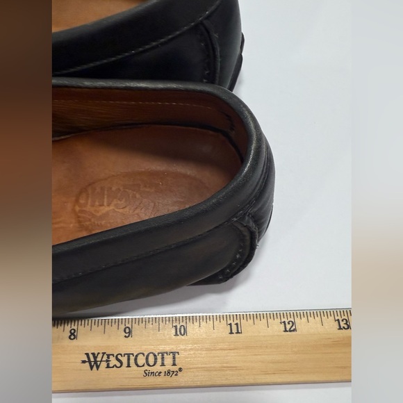 Salvatore Ferragamo Black Leather Gancini Bit Driver Loafers - Size 11 EEE Wide - Picture 16 of 16